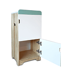 Mini refrigerador de madera