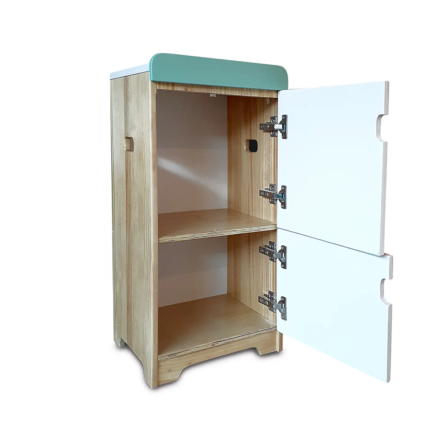 Mini refrigerador de madera 3