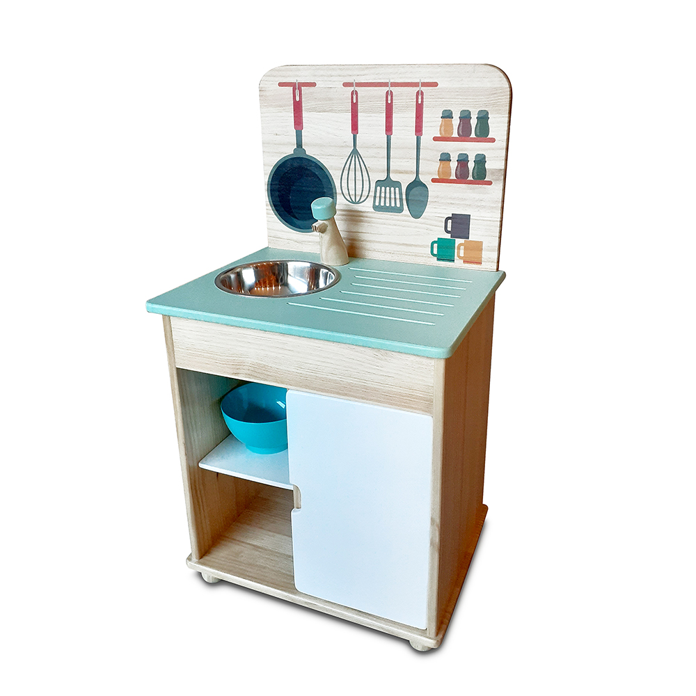 Mini mueble cocina de madera