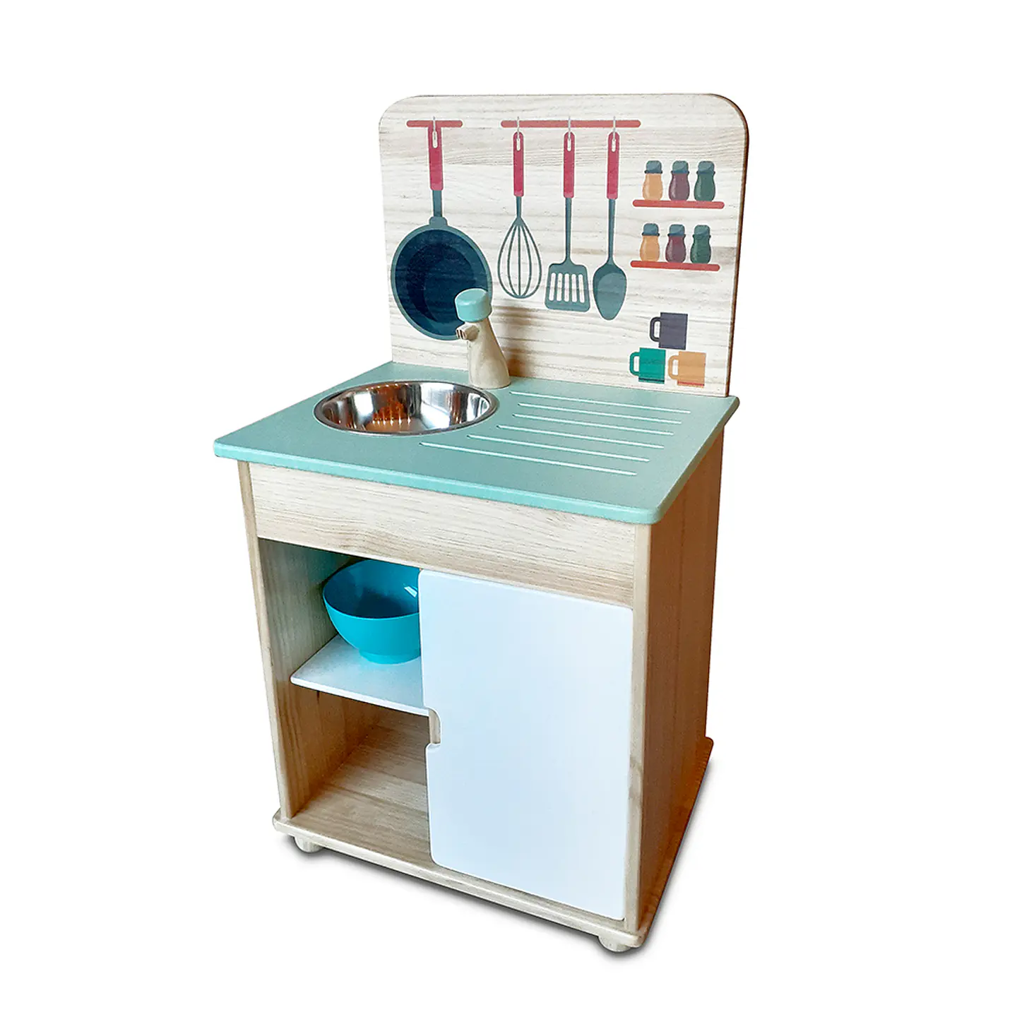 Mini mueble cocina de madera 1