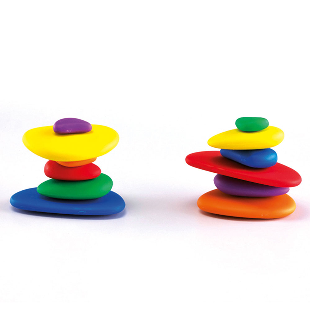 Construcción de piedras de colores 3