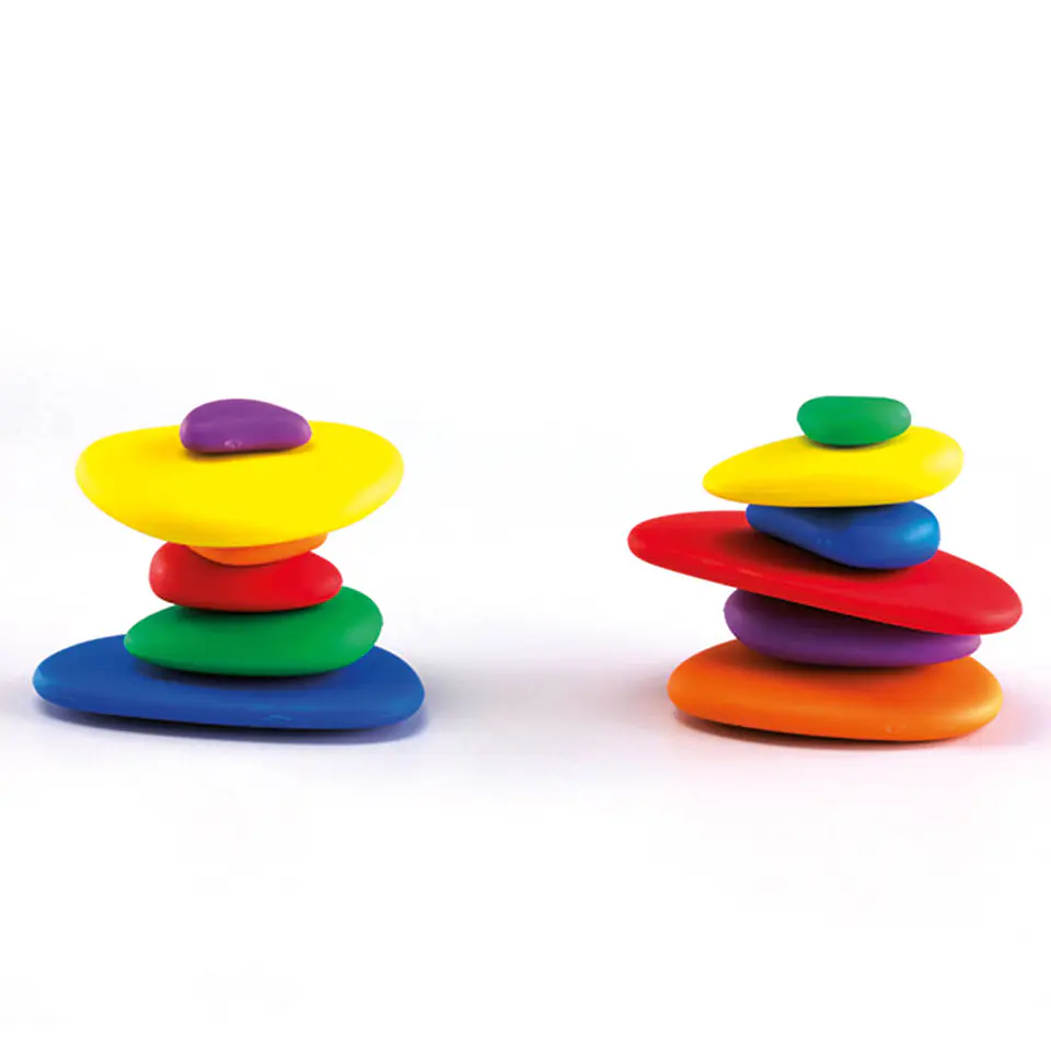 Construcción de piedras de colores 3