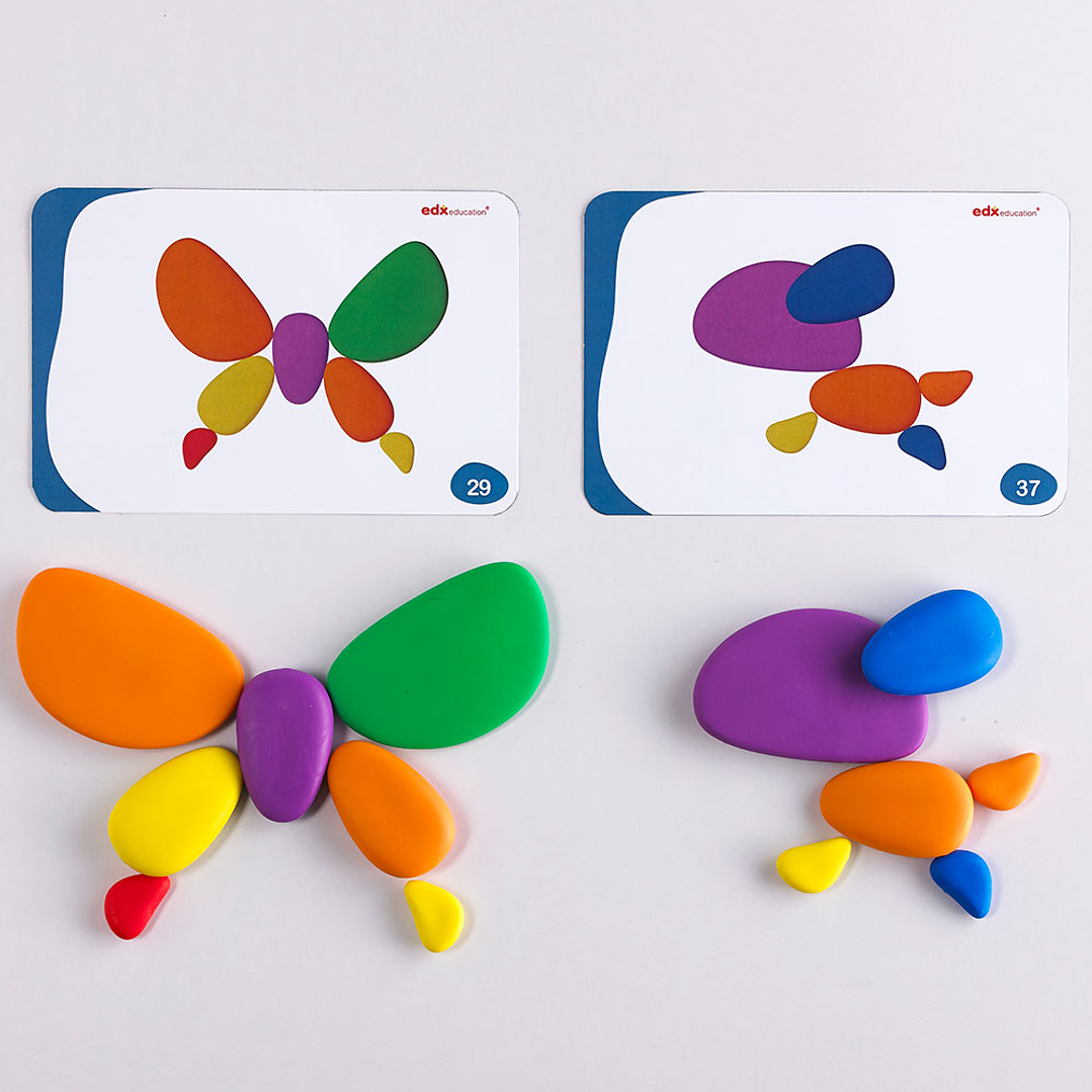 Construcción de piedras de colores 4