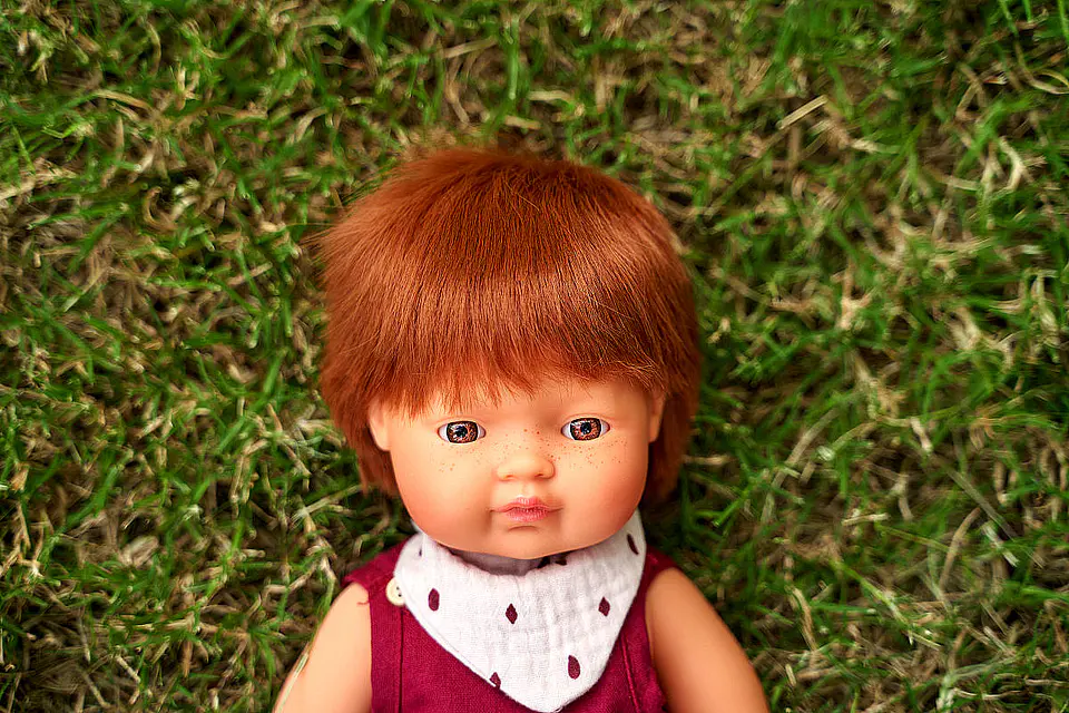 Muñeco Colin 38 cm niño con ropa interior 4