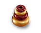 Construcción donuts de colores metálicos Set 4 Pzas.   - Miniatura 1