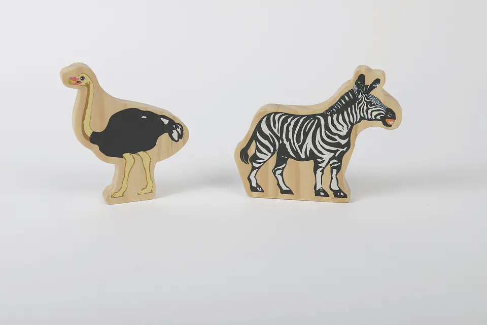 Figuras de Madera Animales y Personajes de África 13