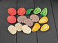 Piedras sensoriales - Trozos de Pizza - Miniatura 3