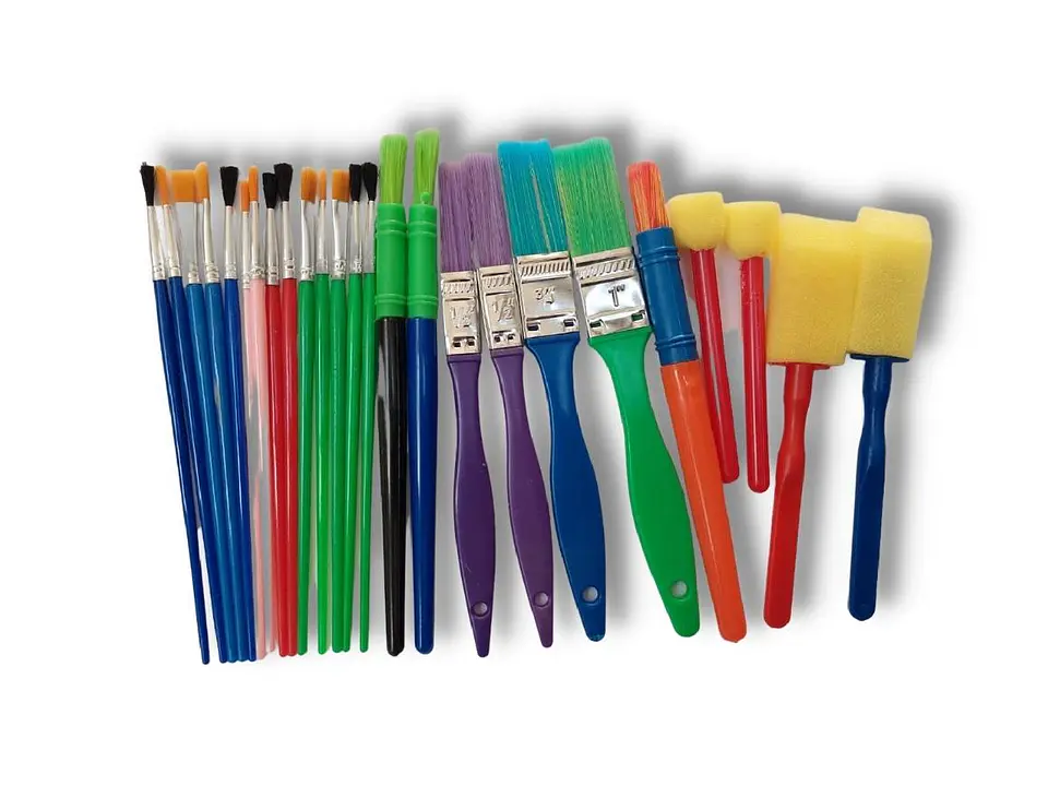 Set de pinceles diferentes grosores 1