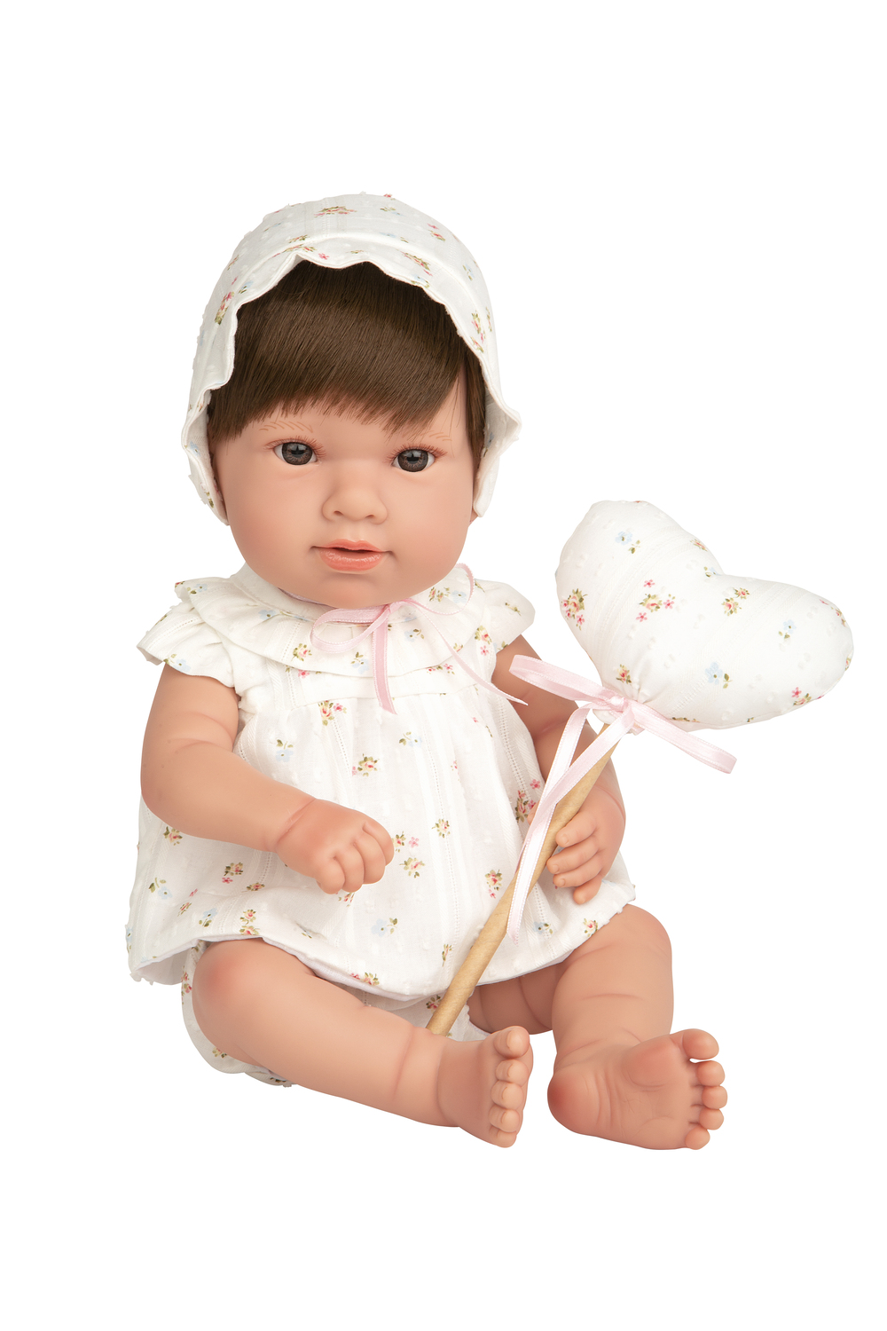 Muñeca 42 cm Salma flores rosa
