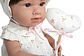 Muñeca 42 cm Salma flores rosa - Miniatura 5