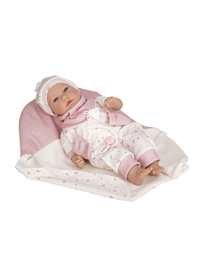 Muñeca 45 cm Lois pijama rosa