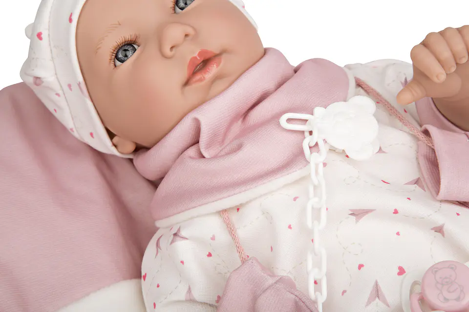 Muñeca 45 cm Lois pijama rosa 2