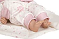 Muñeca 45 cm Lois pijama rosa - Miniatura 3