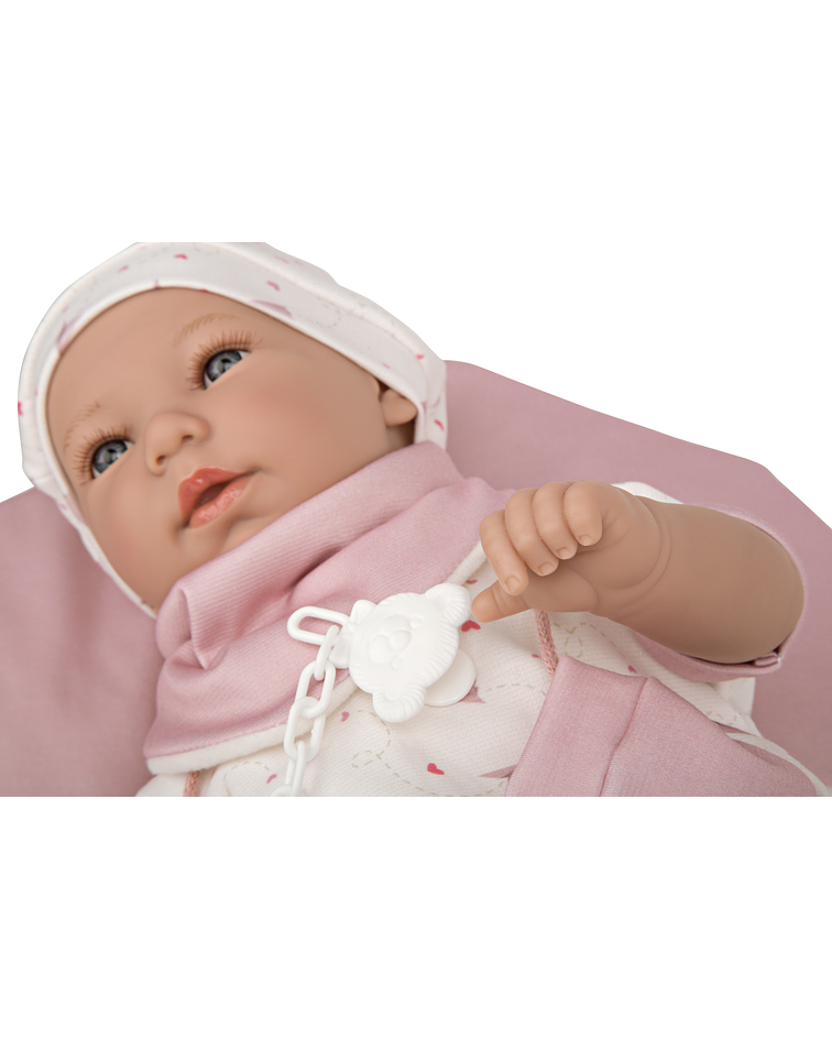 Muñeca 45 cm Lois pijama rosa