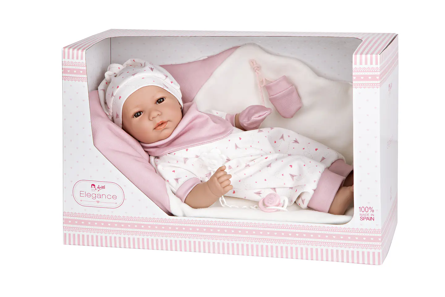 Muñeca 45 cm Lois pijama rosa 6