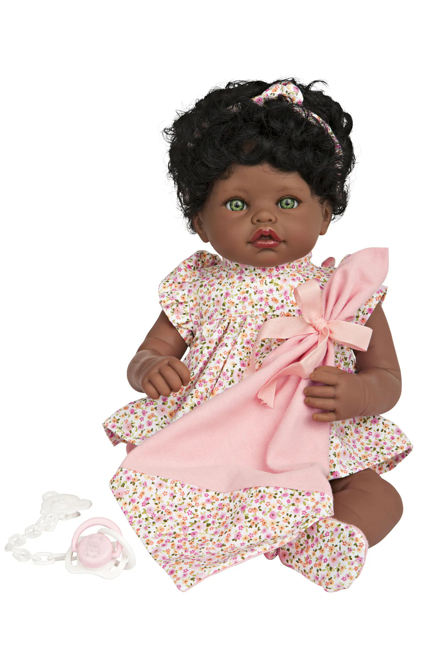 Muñeca 45 cm Saira morena ojos verdes 1