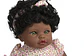 Muñeca 45 cm Saira morena ojos verdes - Miniatura 3
