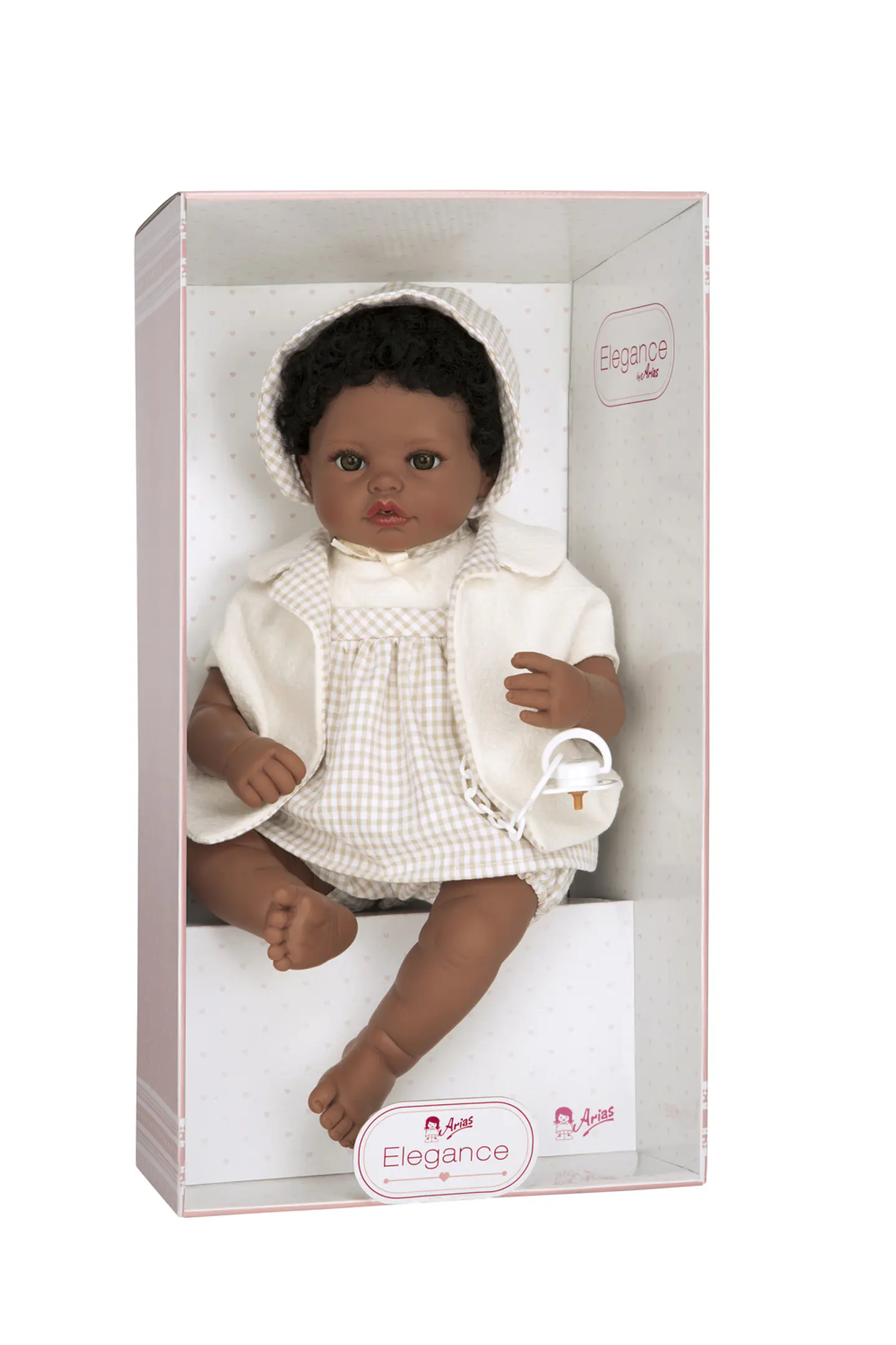 Muñeca 45 cm Saira morena ojos café 4