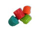 Set de 4 timbres de goma con mango Edukim  - Miniatura 1