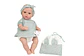 Muñeca 33 cm Nia con pañuelo Gris - Miniatura 1