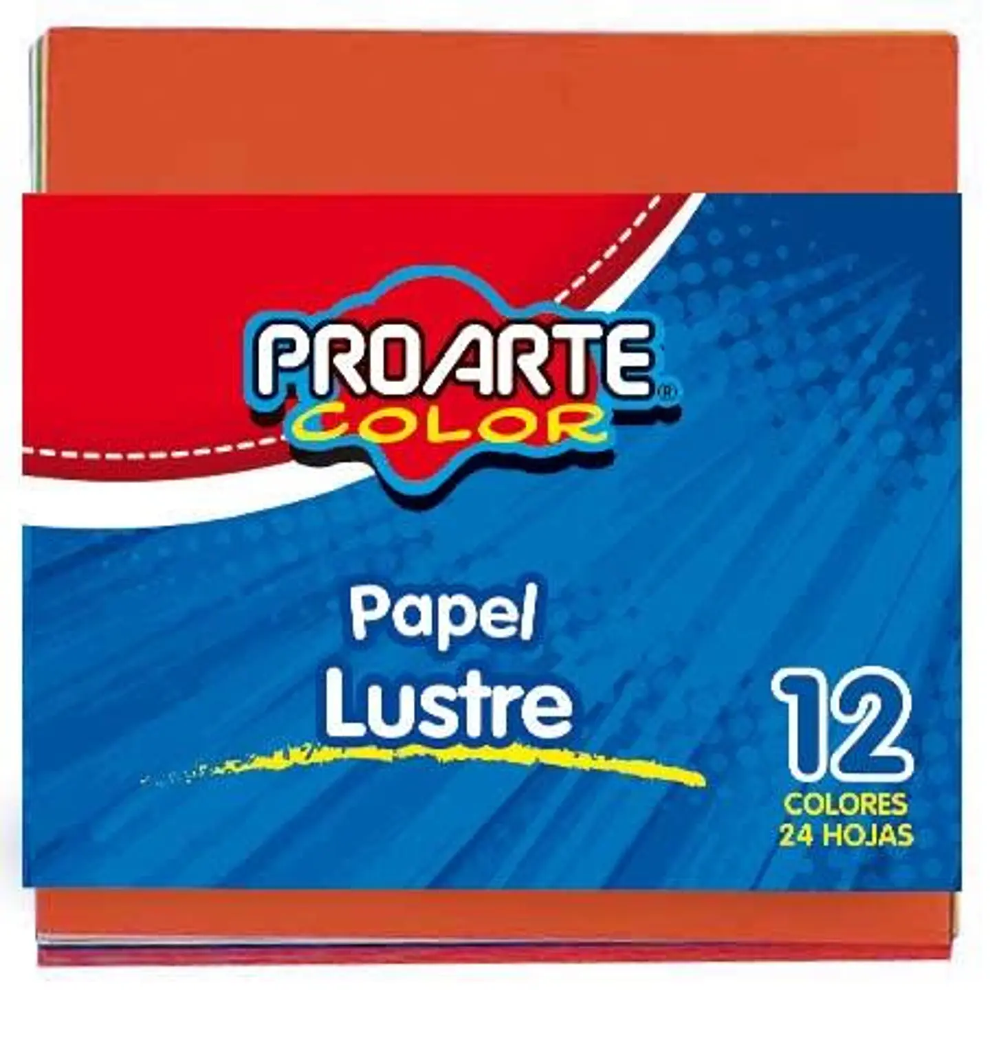 FAJOS PAPEL LUSTRE 24 HJS 12 COL 10X10 1