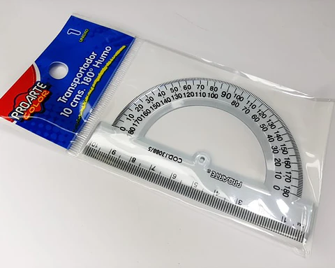 TRANSPORTADOR PROARTE 10 CM 180 HUMO 