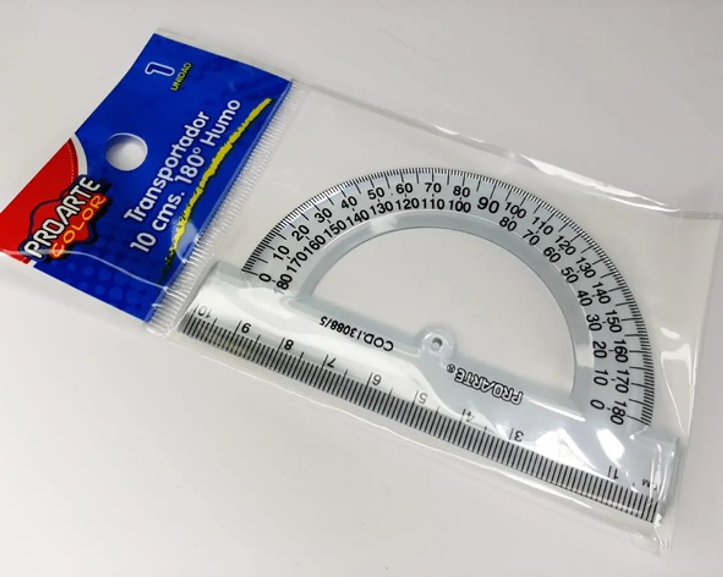 TRANSPORTADOR PROARTE 10 CM 180 HUMO  1