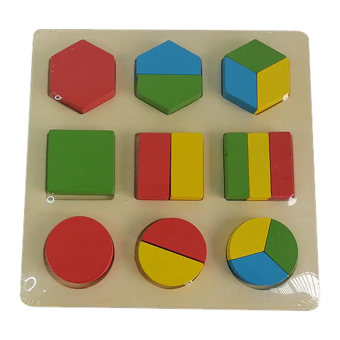 Set de 3 Encajes de figuras geométricas