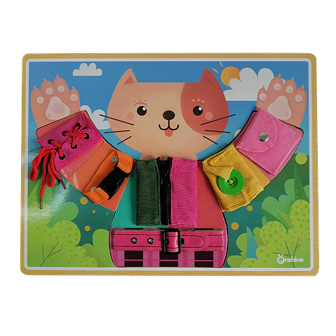 Encaje Montessori gato