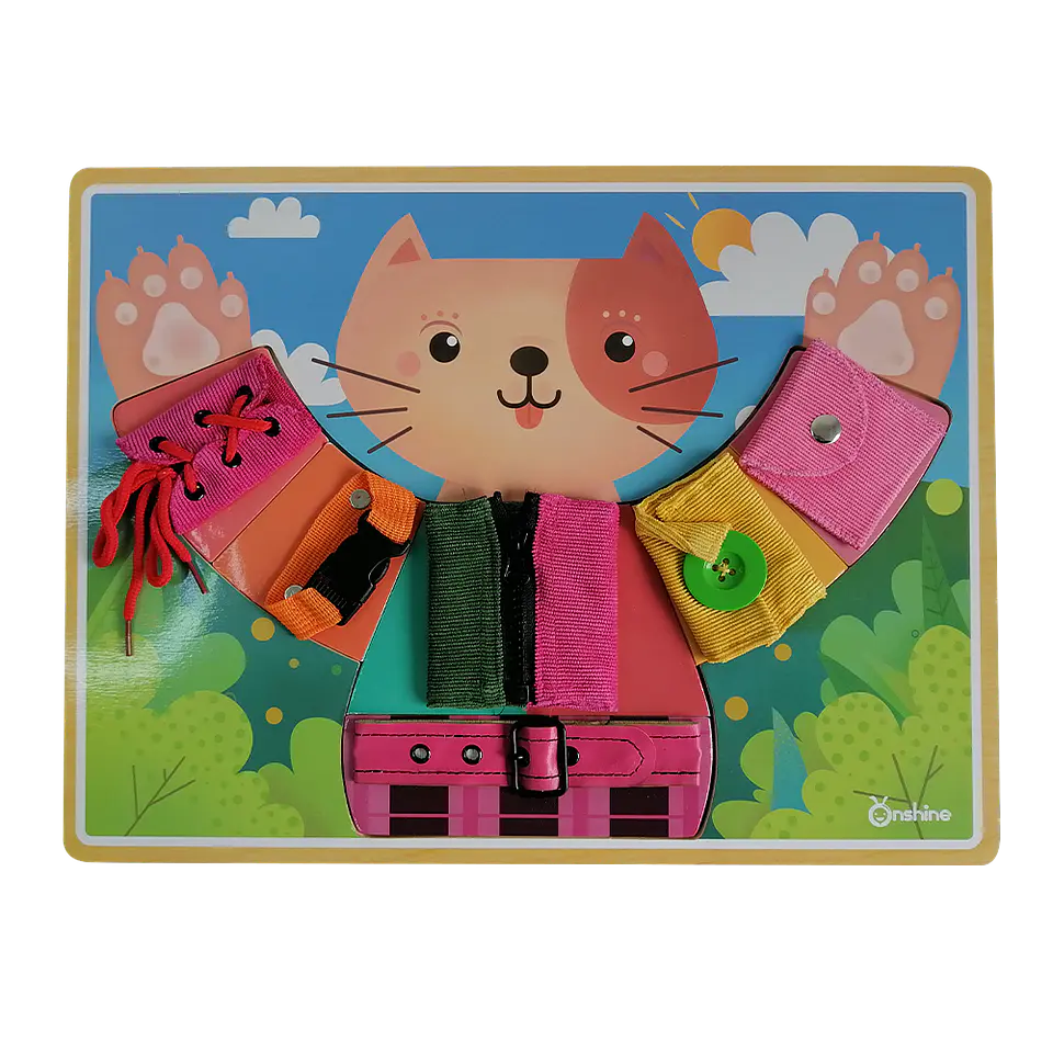 Encaje Montessori gato 1