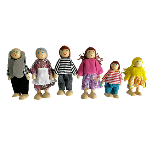 FAMILIA MADERA 12CM