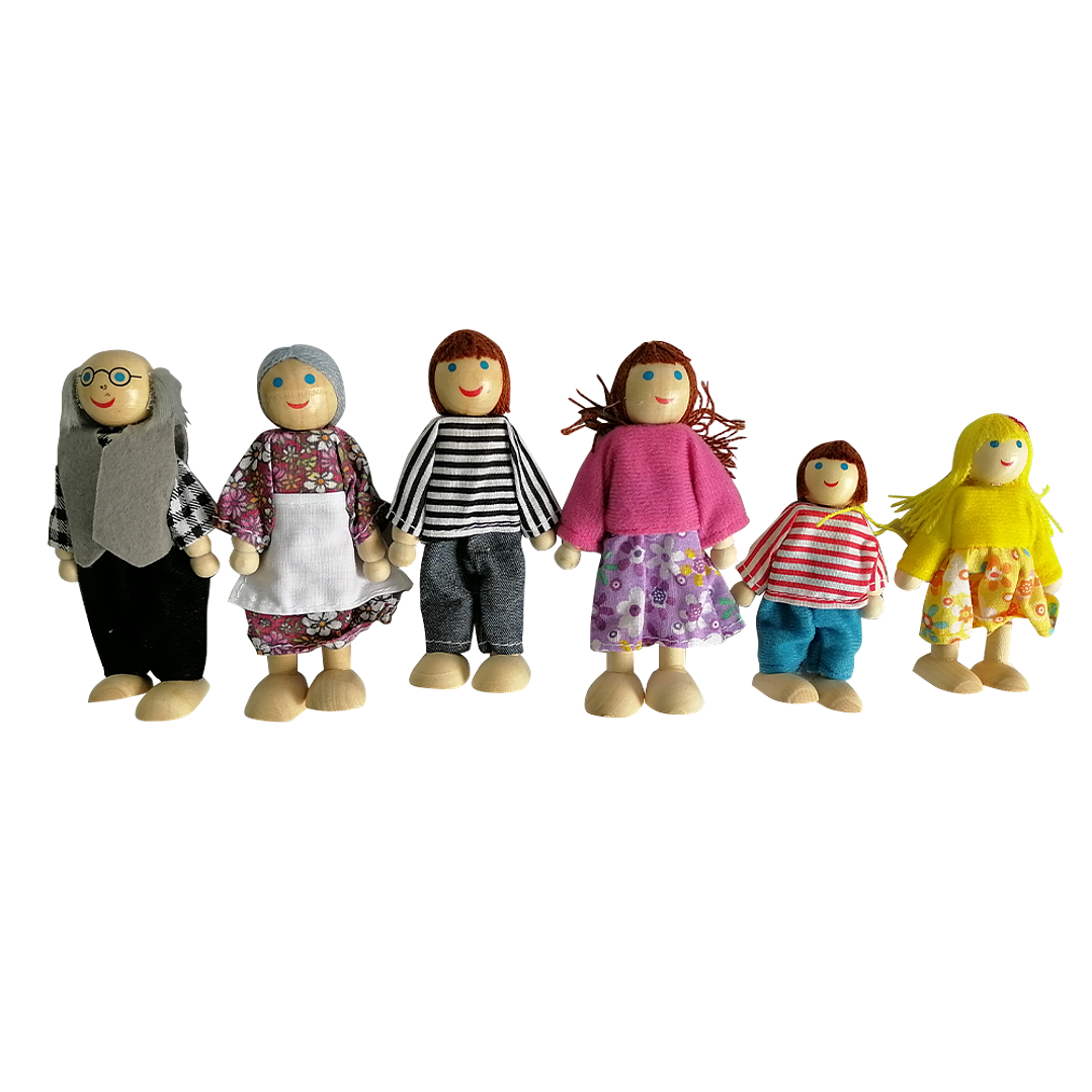 FAMILIA MADERA 12CM 1