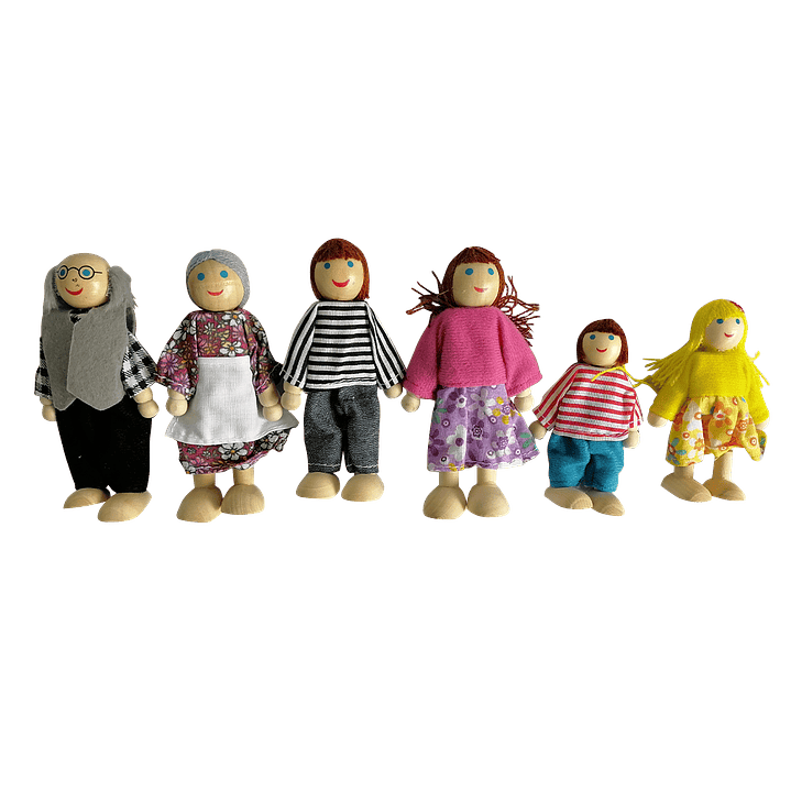 FAMILIA MADERA 12CM 1