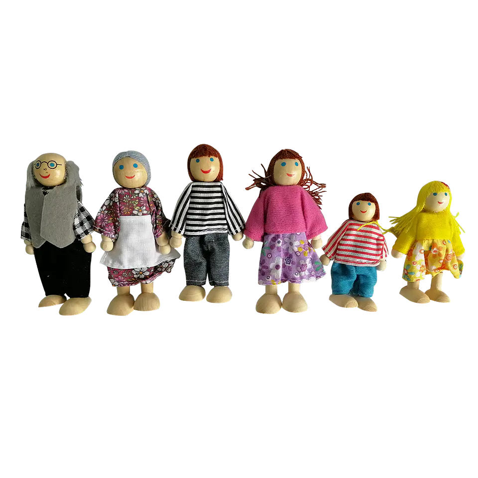 FAMILIA MADERA 12CM 1
