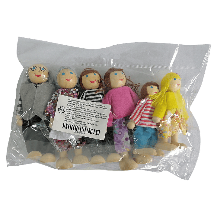 FAMILIA MADERA 12CM 2