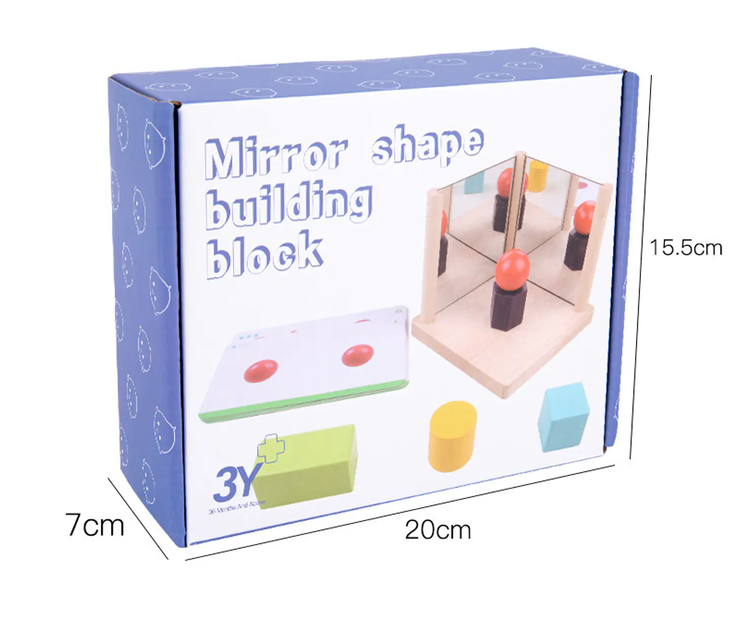 Construcción con espejo Montessori 3