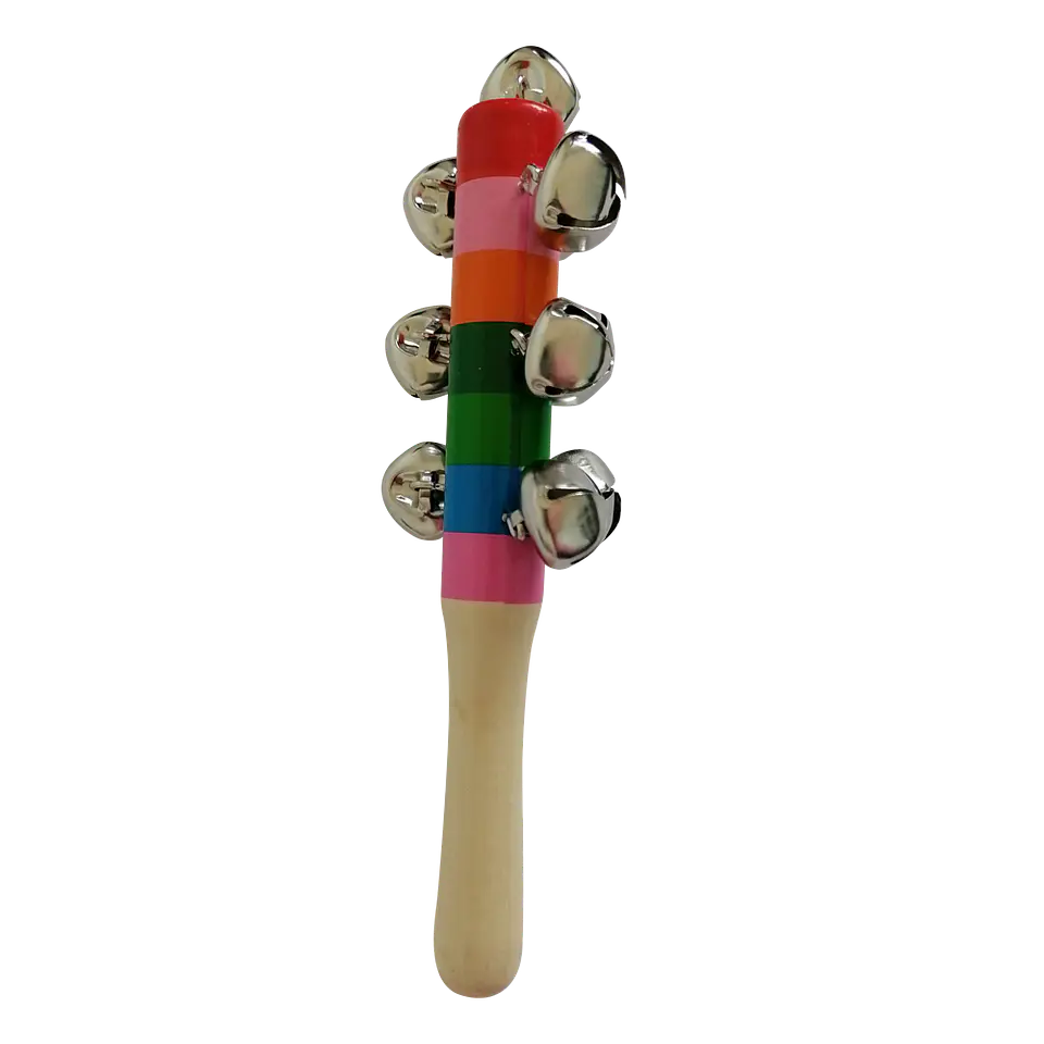Cascabel madera 17cm 2