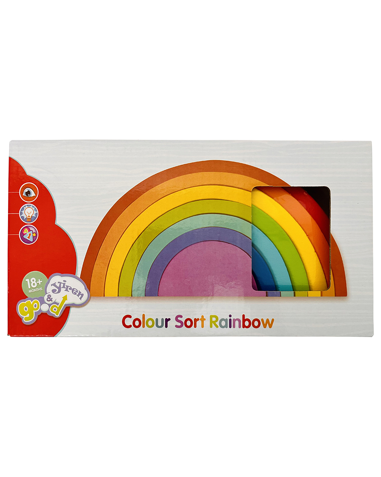 Arcoíris Apilable de Colores Montessori