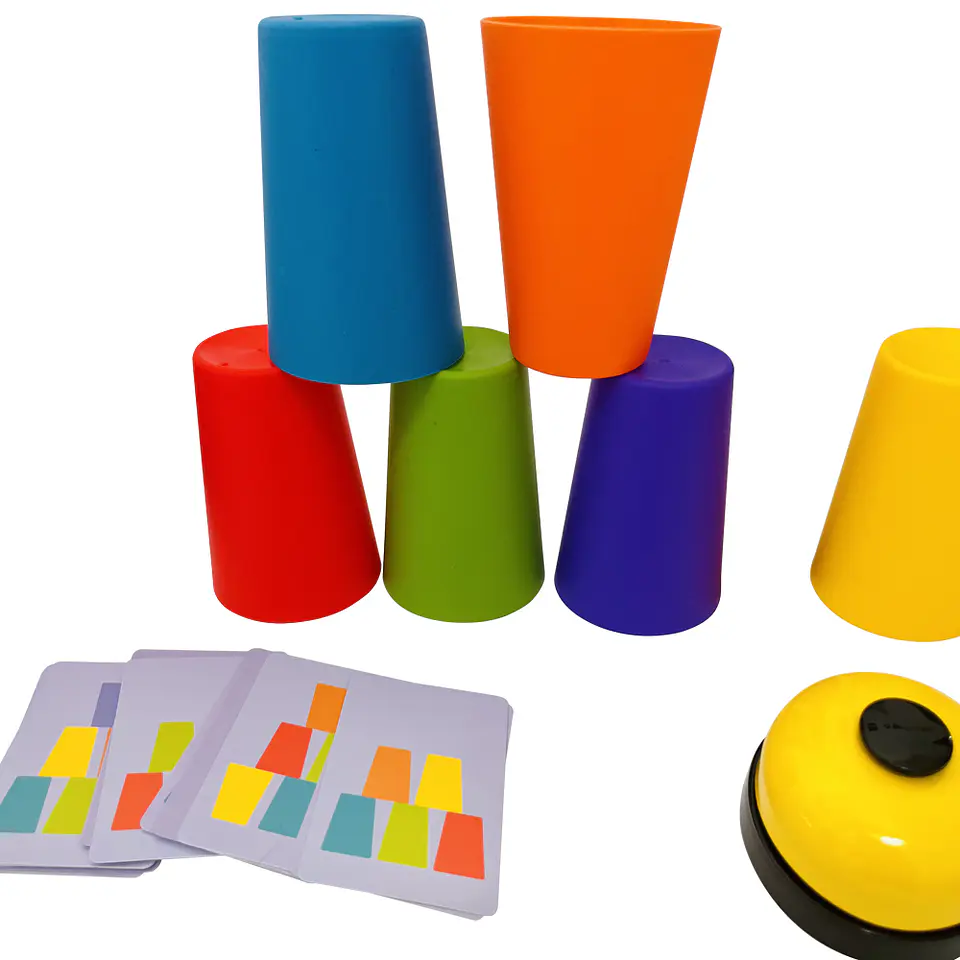 Vasos de Colores Apilables 1