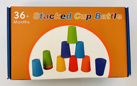 Vasos de Colores Apilables