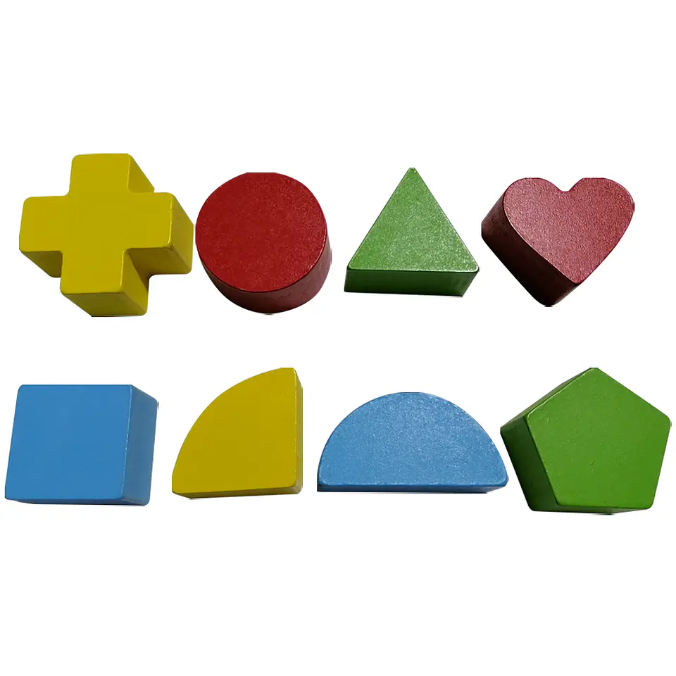 Figuras Geométricas de Madera - 6 Unidades 1