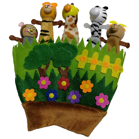 Guante Jardín con Títeres