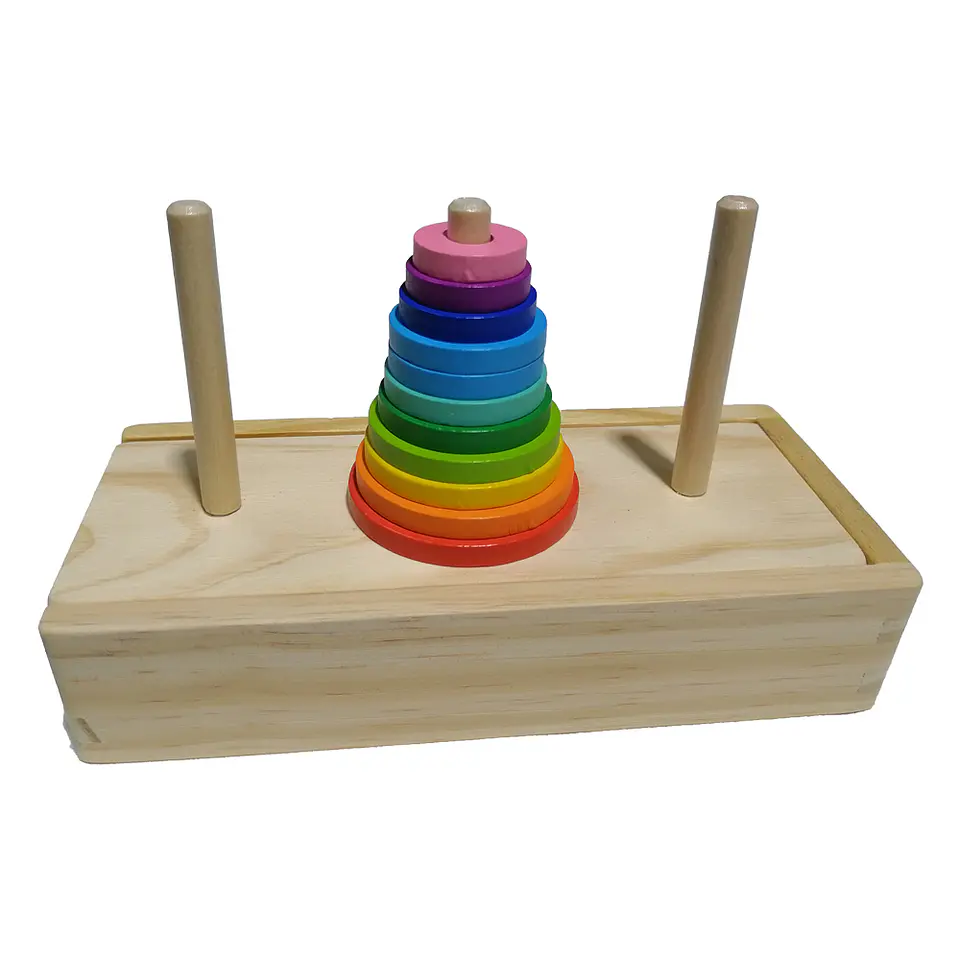 Set de Vástagos y Argollas de Madera  3
