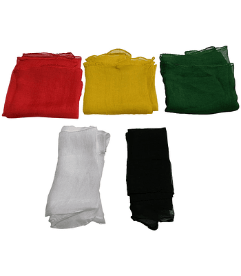 Set de Pañuelos Colores 5 Unidades