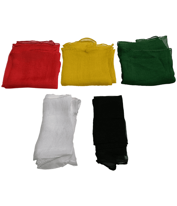 Set de Pañuelos Colores 5 Unidades