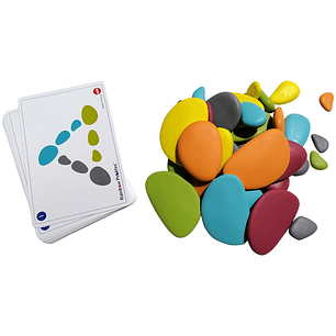 Piedras Arcoíris con Bandeja 36 Un