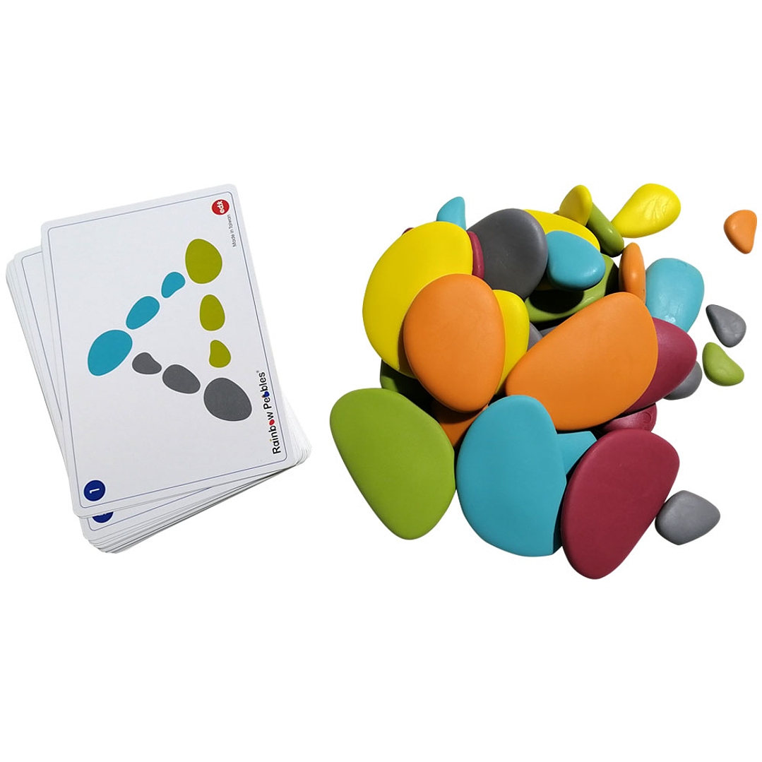 Piedras Arcoíris con Bandeja 36 Un 1