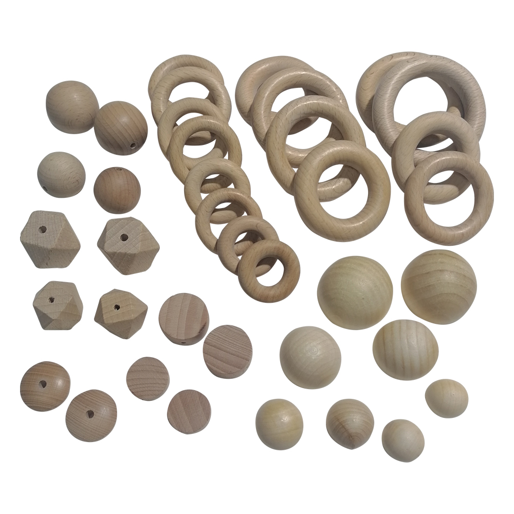 Set Heurístico de Madera 38 Pcs