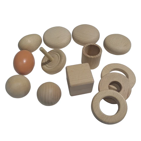 Set Heurístico de Madera 15 Pcs