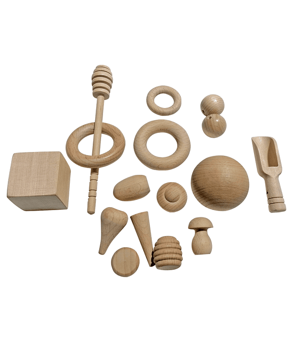 Set Heurístico de Madera 16 Pcs